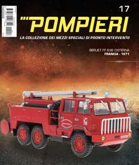 Berliet  - FF 6x6 1971 red - 1:43 - Magazine Models - magfireSP17 | Toms Modelautos