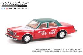 Dodge  - Diplomat 1983 red/black - 1:64 - GreenLight - 30283 - gl30283 | Toms Modelautos