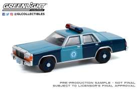 Ford - LTD Crown 1981 blue - 1:64 - GreenLight - 30289 - gl30289 | Toms Modelautos Ford - LTD Crown 1981 blue - 1:64 - GreenLight - 30289 - gl30289 | Toms Modelautos