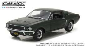 Ford  - Mustang GT 1968 green - 1:24 - GreenLight - 84038 - gl84038 | Toms Modelautos