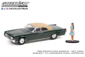 Lincoln  - Continental 1965 moss - 1:64 - GreenLight - 97110B - gl97110B | Toms Modelautos