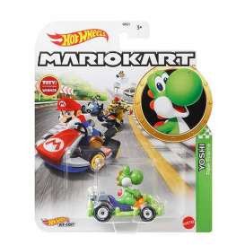 Mario Kart  - Yoshi, Pipe Frame 2021  - 1:64 - Hotwheels - GRN19 - hwmvGRN19 | Toms Modelautos
