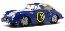 Porsche  - 356A 1953 blue - 1:18 - Solido - 1802803 - soli1802803 | Toms Modelautos