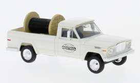 Jeep  - Gladiator white - 1:87 - Brekina - BRE19808 - brek19808 | Toms Modelautos