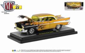 Chevrolet  - Bel Air 1957 gold/black - 1:24 - M2 Machines - 40300-81 - M2-40300-81A | Toms Modelautos