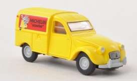 Citroen  - 2CV yellow - 1:87 - Brekina - 14149 - brek14149 | Toms Modelautos