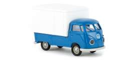 Volkswagen  - T1B 1960 blue/white - 1:87 - Brekina - BRE32451 - brek32451 | Toms Modelautos