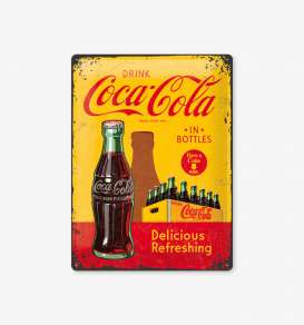 Tac Signs 3D  - Coca-Cola yellow - Tac Signs - NA23195 - tac3D23195 | Toms Modelautos