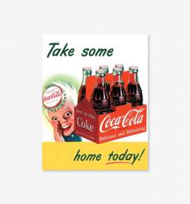 Tac Signs  - Coca-Cola white/yellow/red - Tac Signs - D1050 - tacD1050 | Toms Modelautos