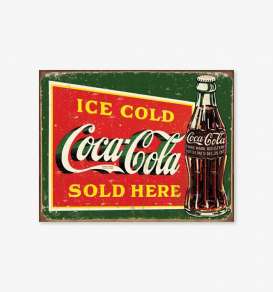 Tac Signs  - Coca-Cola green/red/rusty - Tac Signs - D1393 - tacD1393 | Toms Modelautos