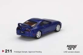 Toyota  - Supra blue pearl metallic - 1:64 - Mini GT - 00211-L - MGT00211lhd | Toms Modelautos