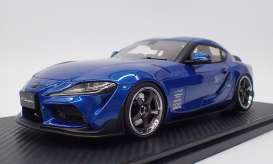 Toyota  - GR Supra RZ blue - 1:18 - Ignition - IG2210 - IG2210 | Toms Modelautos