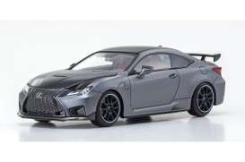 Lexus  - RC F grey - 1:43 - Kyosho - 03699MG - kyo3699MG | Toms Modelautos