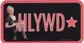 Funny Plates  - Marilyn Monroe black/pink - Tac Signs - SOTT12071 - fun12071 | Toms Modelautos