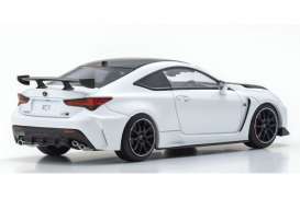 Lexus  - RC F white - 1:43 - Kyosho - 03698W - kyo3698W | Toms Modelautos