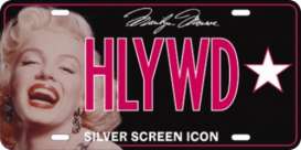 Funny Plates  - Marilyn Monroe black/pink/white - Tac Signs - SOTT12005 - fun12005 | Toms Modelautos