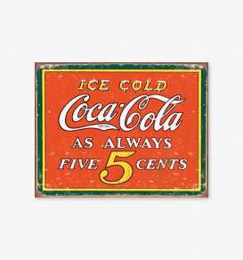 Tac Signs  - Coca-Cola brown/red/blue - Tac Signs - D1471 - tacD1471 | Toms Modelautos