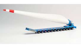 Trailer  - Goldhofer blue/white - 1:87 - Herpa - 313032 - herpa313032 | Toms Modelautos