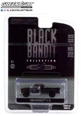 Chevrolet  - S-10 1988 black - 1:64 - GreenLight - 28070C - gl28070C | Toms Modelautos