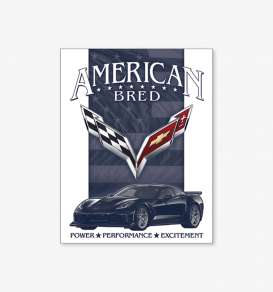 Tac Signs  - Corvette grey/white/red - Tac Signs - D2369 - tacD2369 | Toms Modelautos