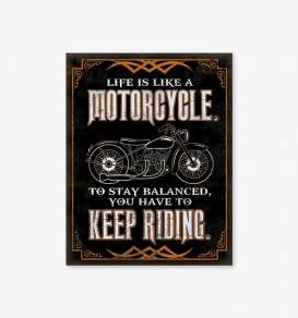 Tac Signs  - Motorcycle black/white - Tac Signs - D2291 - tacD2291 | Toms Modelautos