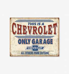 Tac Signs  - Chevrolet white/red/blue - Tac Signs - D2200 - tacD2200 | Toms Modelautos