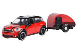 Mini  - Cooper S Countryman red/black - 1:24 - Motor Max - 79761 - mmax79761 | Toms Modelautos