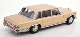 Mercedes Benz  - 600 SWB 1963 light gold/chrome - 1:18 - KK - Scale - 180603 - kkdc180603 | Toms Modelautos