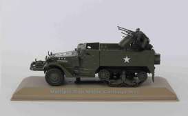 Military Vehicles  - Multiple Gun Motor army green - 1:43 - Magazine Models - MILM16 - magMILM16 | Toms Modelautos