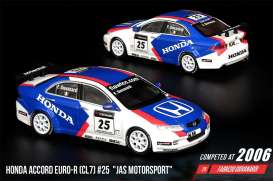 Honda  - Accord Euro-R (CL7) #25 2006 blue/white/red - 1:64 - Inno Models - in64CL7MGP20JS - in64CL7MGP20JS | Toms Modelautos