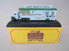 Bedford  - Ox & Booking Trailer light blue-green - 1:76 - Magazine Models - 4654103 - mag4654103 | Toms Modelautos