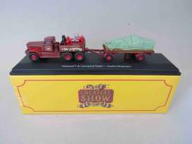 Diamond - T & Canvassed Trailer dark red/red/green - 1:76 - Magazine Models - 4654111 - mag4654111 | Toms Modelautos Diamond - T & Canvassed Trailer dark red/red/green - 1:76 - Magazine Models - 4654111 - mag4654111 | Toms Modelautos