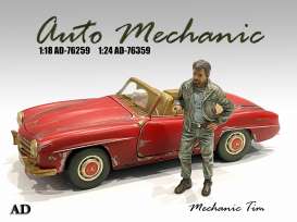 Figures  -  Mechanic Tim 2020  - 1:24 - American Diorama - 76359 - AD76359 | Toms Modelautos