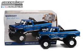 Ford  - F-250 Monster Truck 1978 blue - 1:18 - GreenLight - 13605 - gl13605 | Toms Modelautos