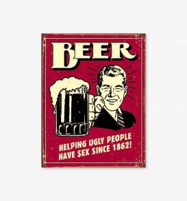 Tac Signs  - Beer red/black - Tac Signs - D1328 - tacD1328 | Toms Modelautos