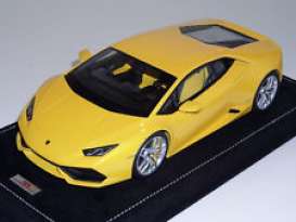 Lamborghini  - Huracan yellow - 1:18 - MR Collection Models - MRLambo015B | Toms Modelautos