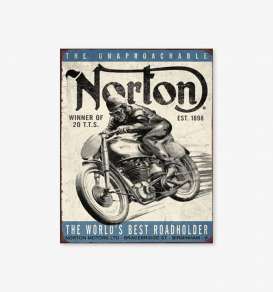 Tac Signs  - Norton blue/grey - Tac Signs - D1706 - tacD1706 | Toms Modelautos