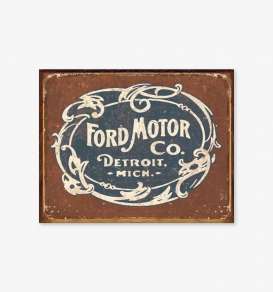 Tac Signs  - Ford blue/brown - Tac Signs - D1707 - tacD1707 | Toms Modelautos
