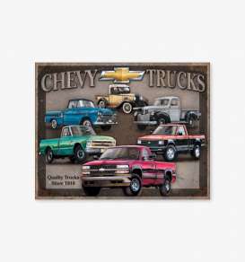 Tac Signs  - Chevrolet beige/blue/red/green - Tac Signs - D1747 - tacD1747 | Toms Modelautos