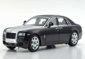 Rolls Royce  - Ghost SWB black/silver - 1:18 - Kyosho - 8802BKS - kyo8802BKS | Toms Modelautos