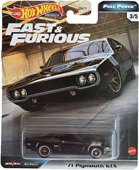 Plymouth  - black - 1:64 - Hotwheels - GJR42 - hwmvGJR42 | Toms Modelautos