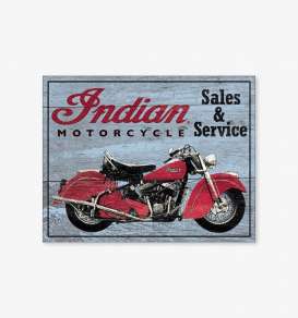 Tac Signs  - Indian blue/red - Tac Signs - D1931 - tacD1931 | Toms Modelautos