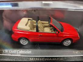 Volkswagen  - 1993 red - 1:43 - Minichamps - 400055531 - mc400055531 | Toms Modelautos