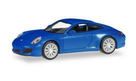 Porsche  - 911 Carrera 2 S Coupe  Blue metallic - 1:87 - Herpa - H038546-002 - herpa038546-002 | Toms Modelautos