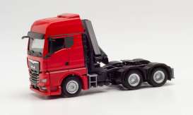 MAN  - TGX GX 6x4 red - 1:87 - Herpa - H313117 - herpa313117 | Toms Modelautos