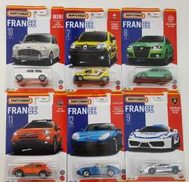 Assortment/ Mix - Best of France 2021 various - 1:64 - Matchbox - HBL02 - MBHBL02-979B | Toms Modelautos Assortment/ Mix - Best of France 2021 various - 1:64 - Matchbox - HBL02 - MBHBL02-979B | Toms Modelautos