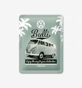 Tac Signs 3D  - Volkswagen grey/white - Tac Signs - NA23156 - tac3D23156 | Toms Modelautos