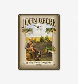 Tac Signs 3D  - John Deere brown/green/yellow - Tac Signs - NA23118 - tac3D23118 | Toms Modelautos