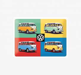 Tac Signs 3D  - Volkswagen green/blue/yellow/red - Tac Signs - NA23277 - tac3D23277 | Toms Modelautos