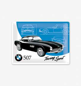 Tac Signs 3D  - BMW black/blue/white - Tac Signs - NA23212 - tac3D23212 | Toms Modelautos